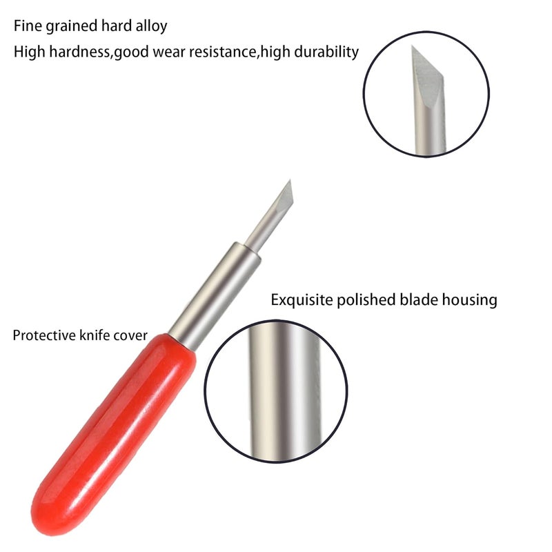 PLOOTA 90PCS Replacement Blades,60PCS 45°Standard Blades, 15PCS 30°Fine Point Blades and 15PCS 60°Deep Cut Blades - Image 5